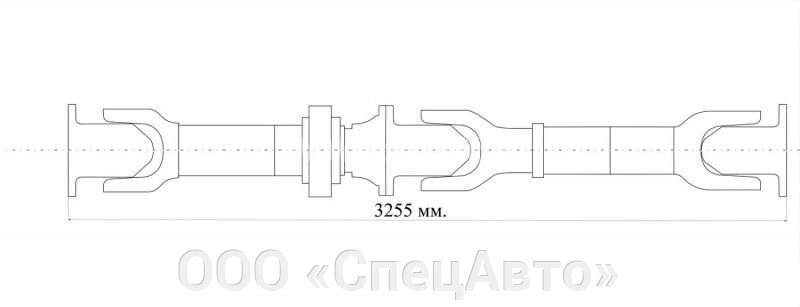 Передача карданная 53366-2201006-01 L-3255 (ОАО "БЕЛКАРД") от компании ООО «СпецАвто» - фото 1