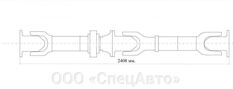 Передача карданная  5337-2201006-02 L-12408 (ОАО "БЕЛКАРД") от компании ООО «СпецАвто» - фото 1