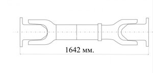 Вал карданный заднего моста 54326-2201010-02