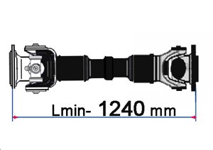 Вал карданный АМАЗ 105-2205010-50