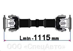 Вал карданный БЕЛАЗ 7555-2201010 от компании ООО «СпецАвто» - фото 1