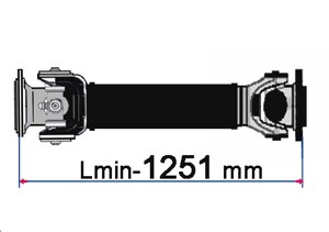 Вал карданный КРАЗ 255Б-2204010-07