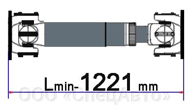 Вал карданный МоАЗ от компании ООО «СпецАвто» - фото 1