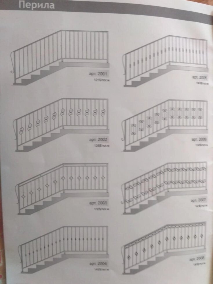 Ограждение лестничное - кованые перила от компании ОНИКС - фото 1